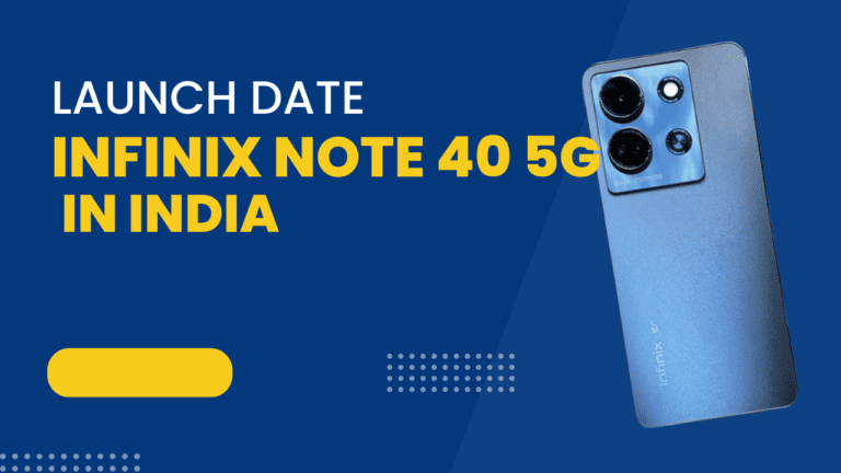 Infinix Note 40 5G Launch Date in India