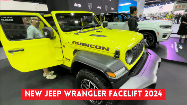 New Jeep Wrangler facelift 2024