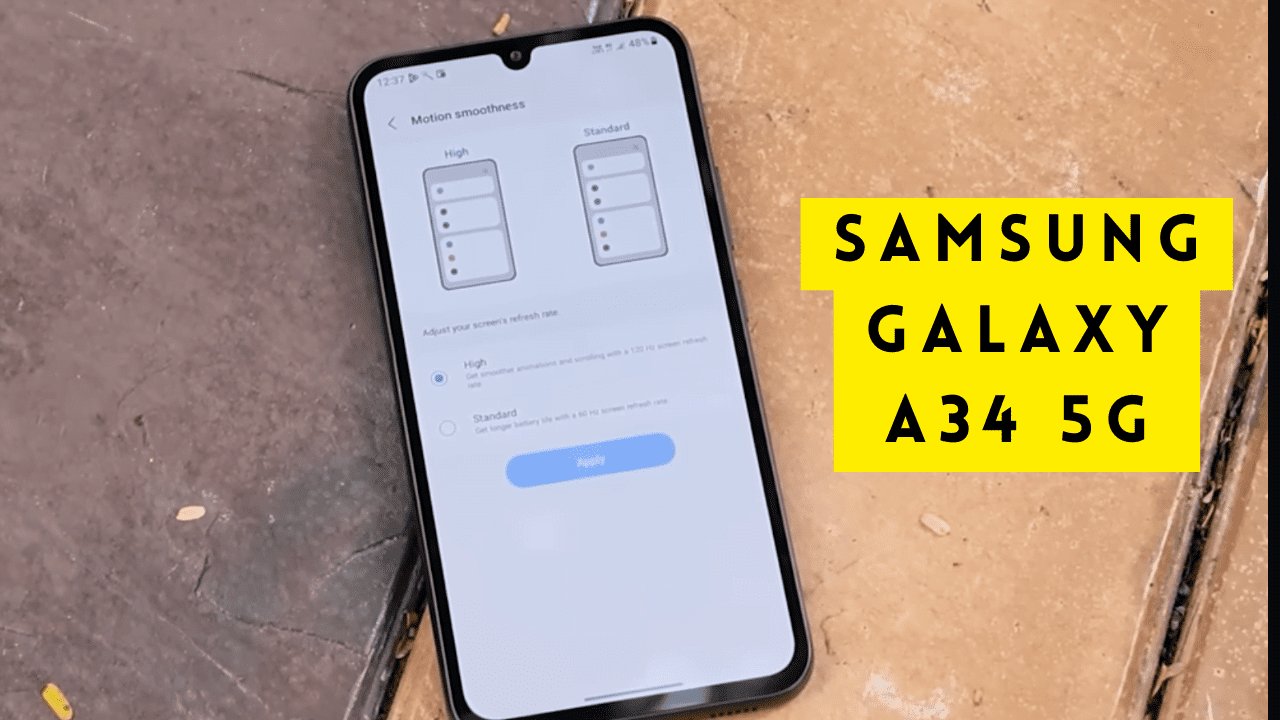 Samsung Galaxy A34 5G EMI Down Payments