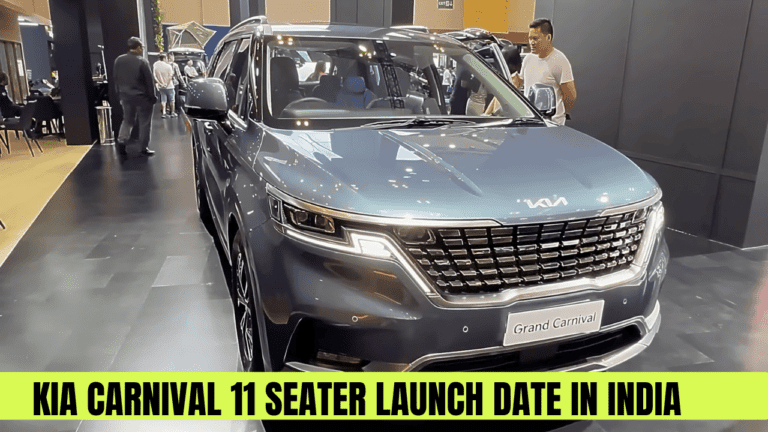 Kia Carnival 11 Seater Launch Date In India