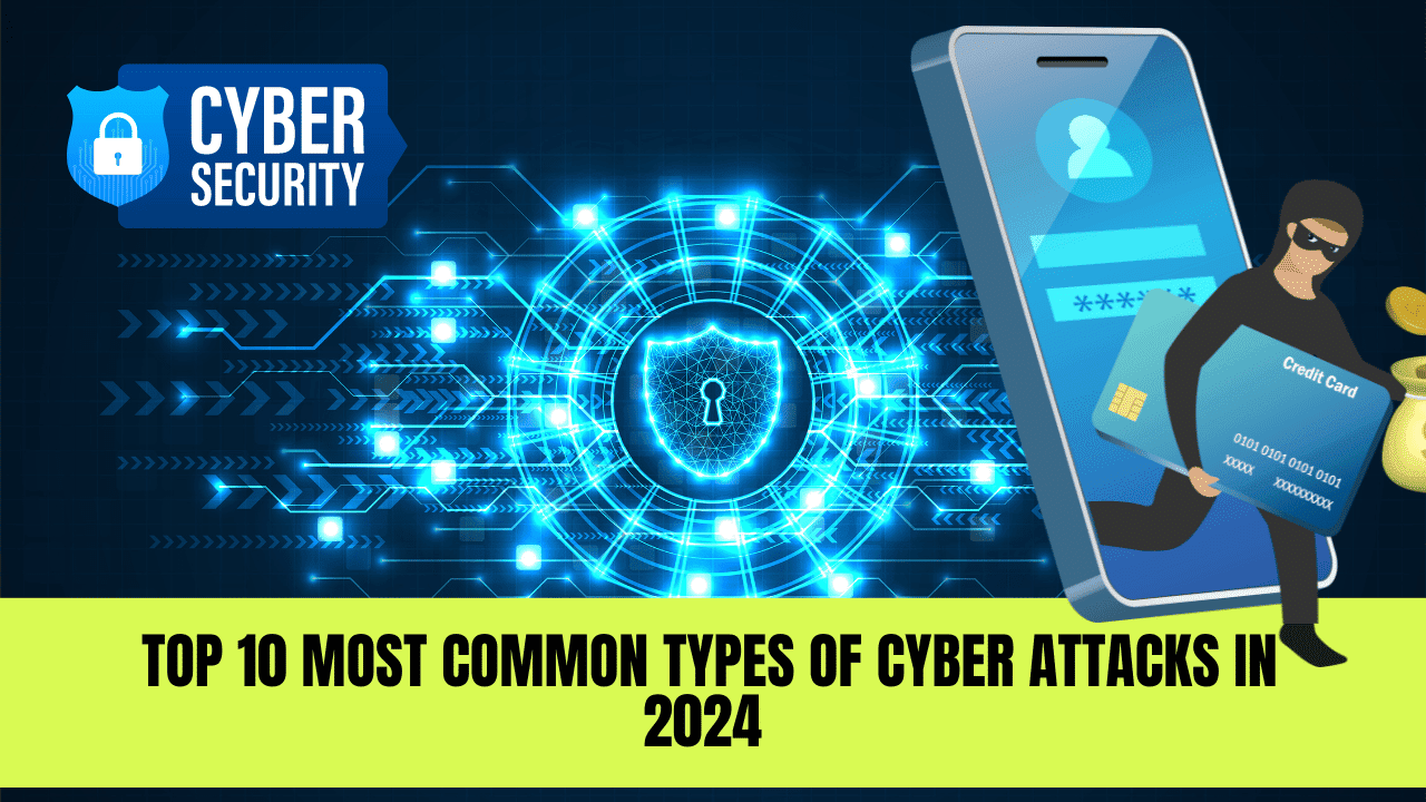 Top 10 Most Common Types of Cyber Attacks in 2024