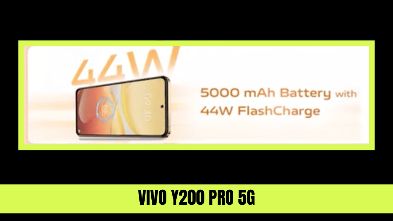 Vivo Y200 Pro 5G battery