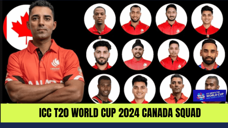 ICC T20 World Cup 2024 Canada Squad