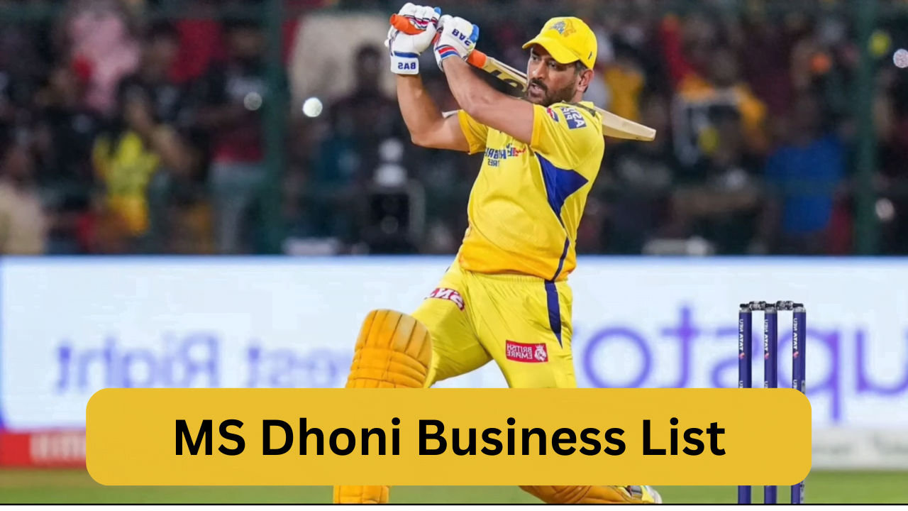 MS Dhoni Business List