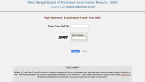 WB Madrasah Board Result