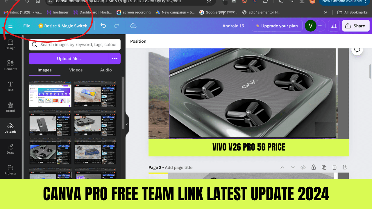 Canva Pro Free Team Link 