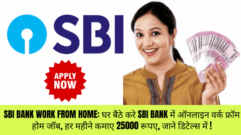 SBI Bank Work From Home