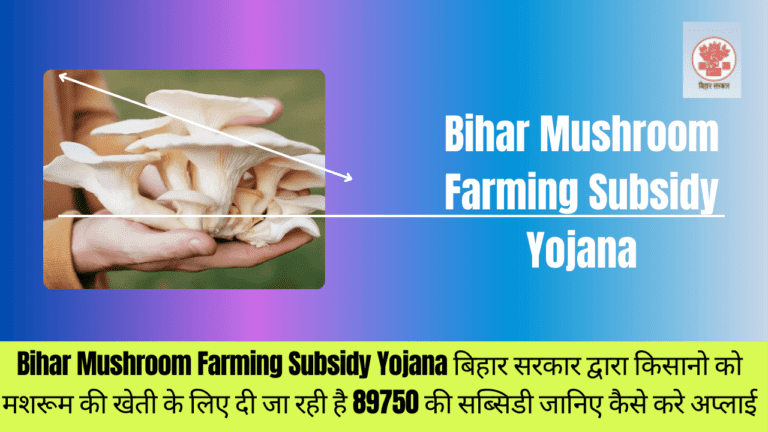 Bihar Mushroom Farming Subsidy Yojana